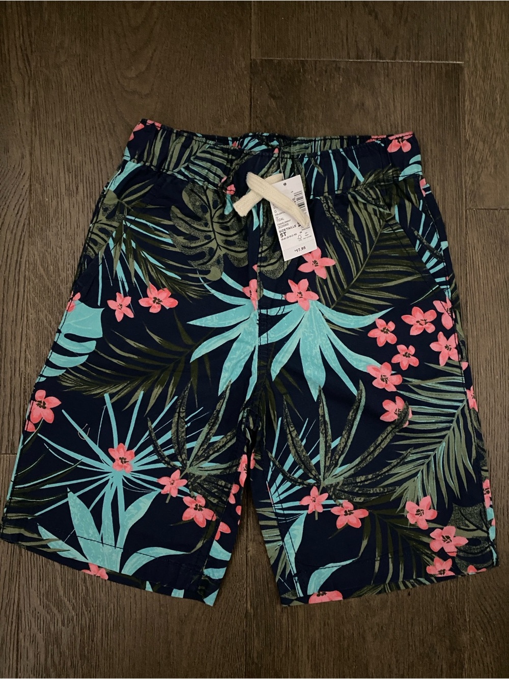 Kids Floral Tidal Print Bottoms - 100% cotton